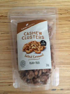 Salted Caramel Cashew Clusters